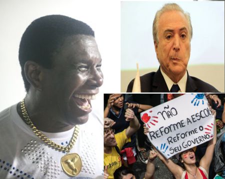 OLHA AÍ ESTUDANTES, A PEC DO TETO: “em meio a ajuste, Temer gasta R$ 500 mil (sem licitação) com show de samba